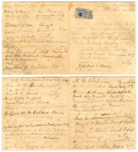 Letter to Emily Burton Ketcham, April 28, 1899, Grand Rapids History and Special Collections (GRHSC), Archives, GRPL, GR, Michigan