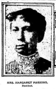 Margaret M. Parsons, Grand Rapids Herald, February 2, 1908. 