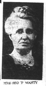 Emma Nichols Wanty, Grand Rapids Herald, January 26, 1919. 